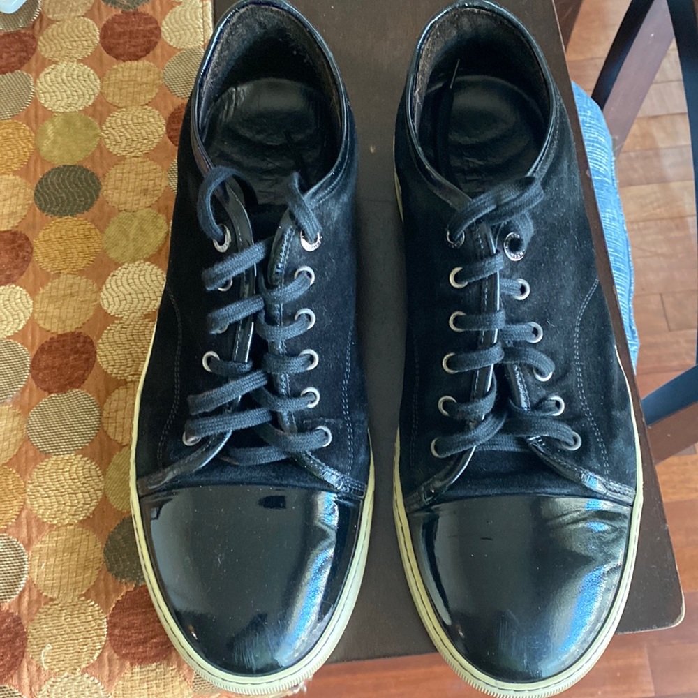 Lanvin toe capped sneaker
